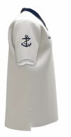 Aust Navy PTI Short Sleeve Polo, White - Leading Seaman, Womens, APPROVED UNIFORM